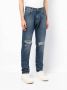 Represent Vintage Distressed Straight Leg Denim Jeans Blue Heren - Thumbnail 2