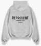 Represent Oversized Ash Grey Hoodie Grijs Heren - Thumbnail 2