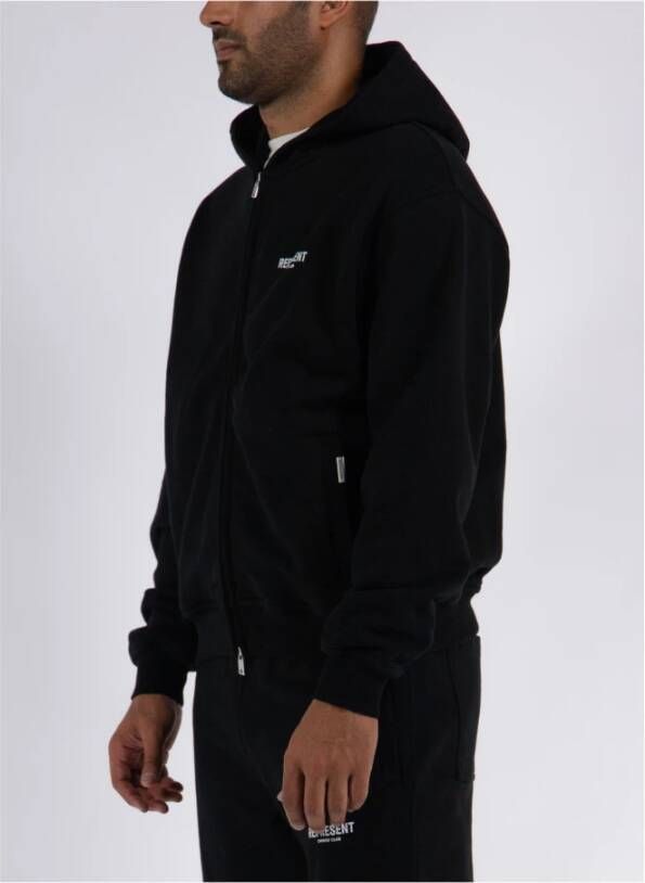 Represent Owners Club Full Zip Hoodie Zwart Heren