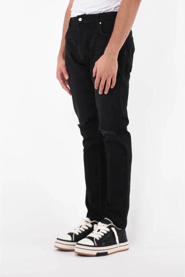 Represent R1D Destroyer Denim Slim-Cut Jeans Zwart Black Heren