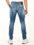 John Richmond Slim-Fit Logo Jeans Blauw Heren - Thumbnail 2