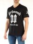 John Richmond Oversized T-shirt met contrasterende print Zwart Heren - Thumbnail 5