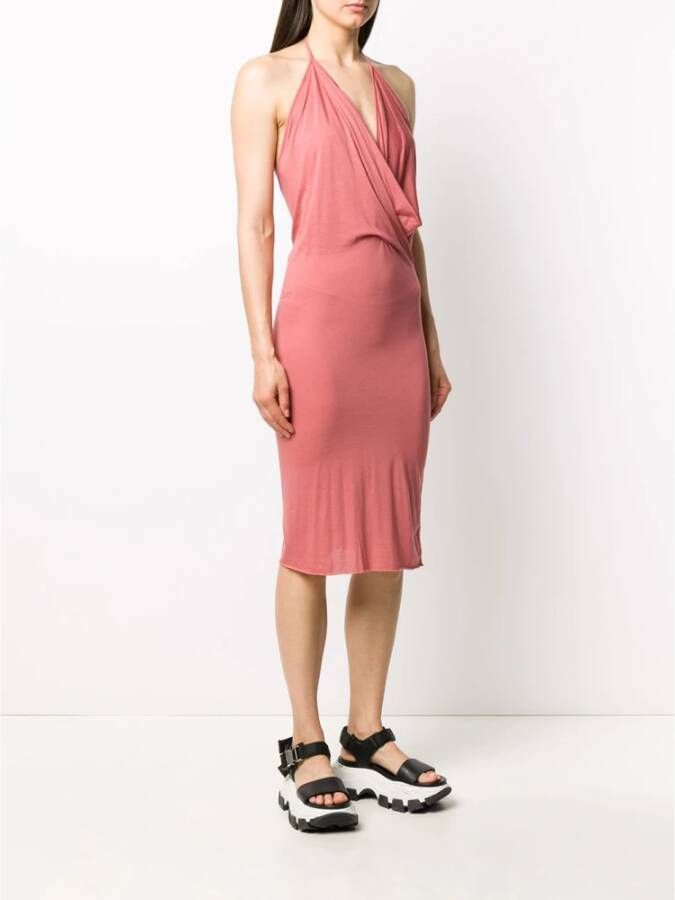 Rick Owens Mouwloze Jurk 143 Dark Rose Jurk voor Dames Pink Dames