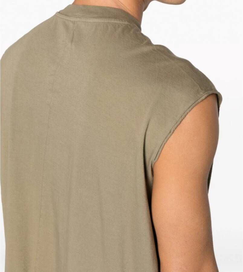 Rick Owens Lichtgroene Tarp T-Shirt Groen Heren