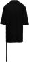 Rick Owens Jumbo SS T-shirts en Polos Zwart Black Heren - Thumbnail 2