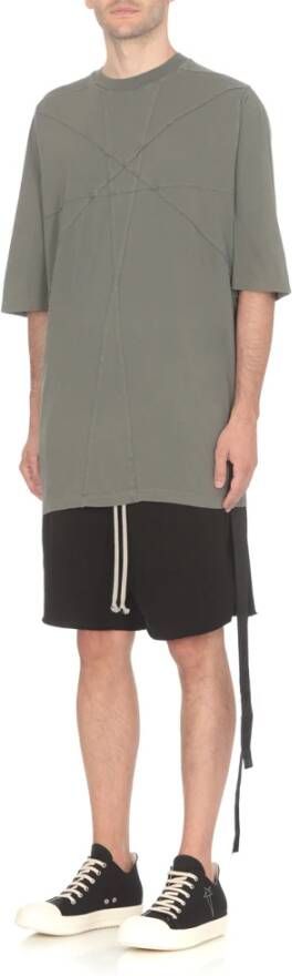 Rick Owens Zwarte Bermuda Shorts van Katoen voor Mannen Zwart Heren