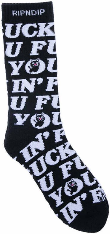 Ripndip Sokken Zwart Heren