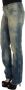 Roberto Cavalli Blauwe Was Katoenen Slim Fit Bootcut Jeans Blauw Dames - Thumbnail 2