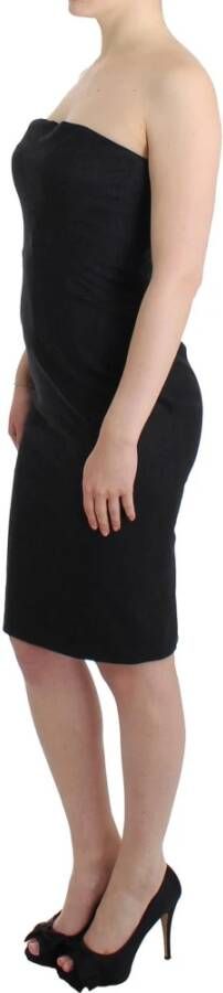 Roberto Cavalli Gray strapless dress Grijs Dames