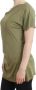 Roberto Cavalli Groene Blouse Top met Logo Details en Gouden Accenten Groen Dames - Thumbnail 2