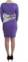 Roberto Cavalli Longspeved jurk Purple Dames - Thumbnail 4