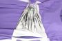 Roberto Cavalli Elegante paarse bloemen jerseyjurk Purple Dames - Thumbnail 2
