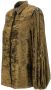 Roberto Cavalli Lamé Top met Panther Head Detail Yellow Dames - Thumbnail 2