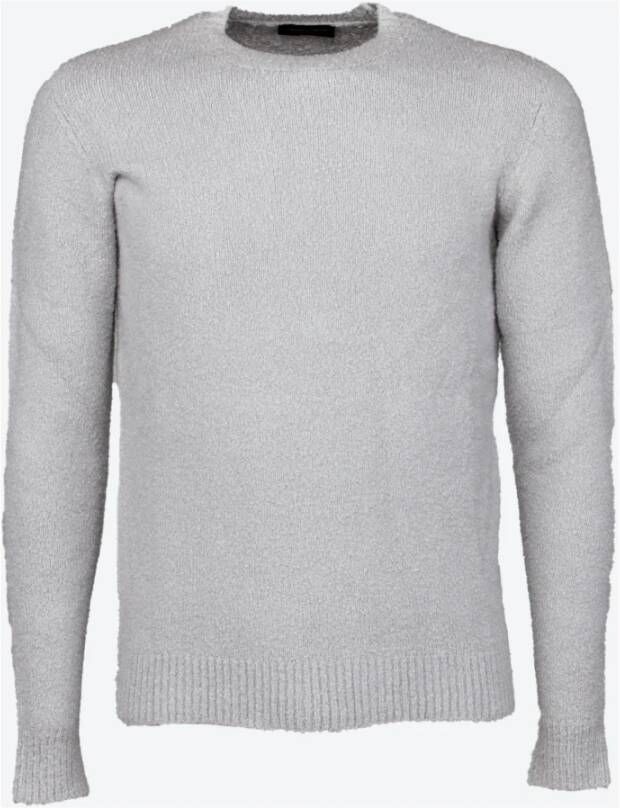 Roberto Collina Round-neck Knitwear Grijs Heren