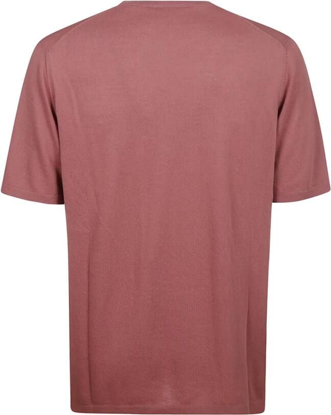 Roberto Collina T-Shirts Roze Heren