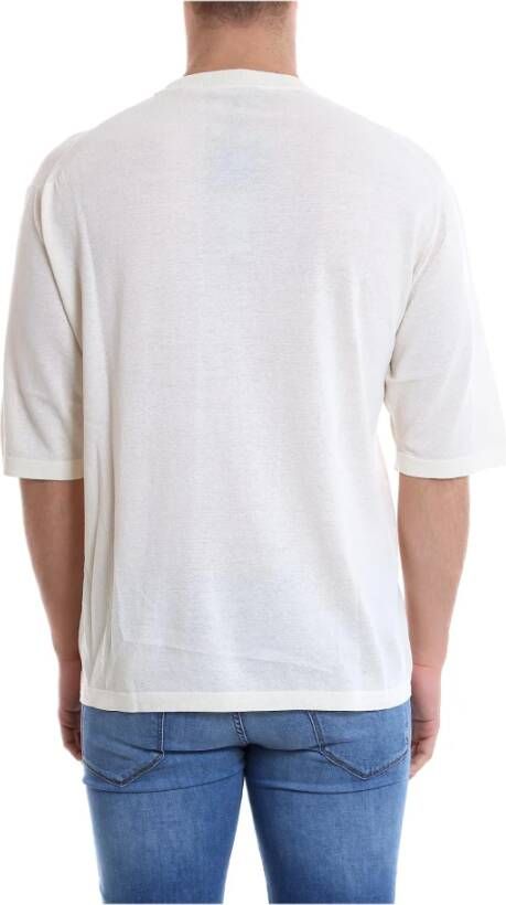 Roberto Collina T-Shirts Wit Heren