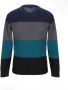 Roberto Collina Jersey Blauw Heren - Thumbnail 2