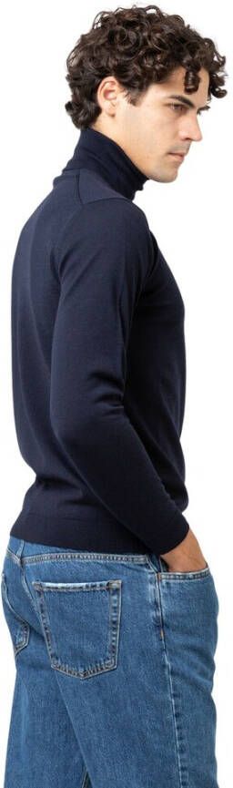 Roberto Collina Turtleneck Blauw Heren