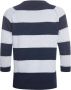 ROBERTO SARTO gestreepte gebreide trui donkerblauw wit - Thumbnail 4