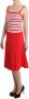 Roccobarocco Elegante knielange jurk in Audrey Jersey Red Dames - Thumbnail 2