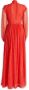 Rochas Maxi -jurken Rood Dames - Thumbnail 2