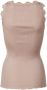 Rosemunde Vintage Kant Top in Poeder Beige Dames - Thumbnail 2
