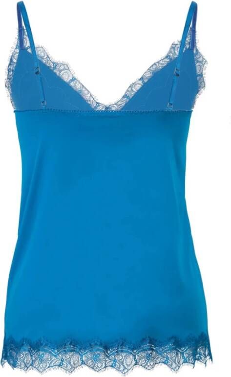 Rosemunde Top zonder mouw Blauw Dames