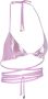 Rotate Birger Christensen Paillet Triangle Bikini Top Purple Dames - Thumbnail 2