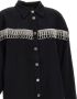 Rotate Birger Christensen Oversized Twill Overhemd Black Dames - Thumbnail 2