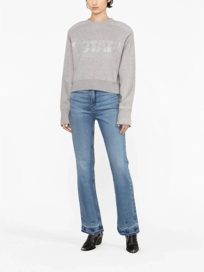 Rotate Birger Christensen Kristallen Grijs Sweater Gray Dames