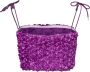Rotate Birger Christensen Lavendel Bloemen Cropped Top Purple Dames - Thumbnail 2