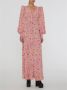 Rotate Birger Christensen Maxi Dresses Roze Dames - Thumbnail 2