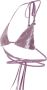 Rotate Birger Christensen Paillet Triangle Bikini Top Purple Dames - Thumbnail 4