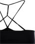 Rotate Birger Christensen Halterneck jersey cropped top Black Dames - Thumbnail 2