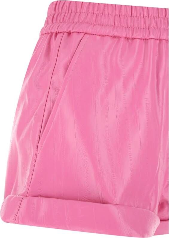 Rotate Birger Christensen Stijlvolle Shorts voor Mannen en Vrouwen Pink Dames