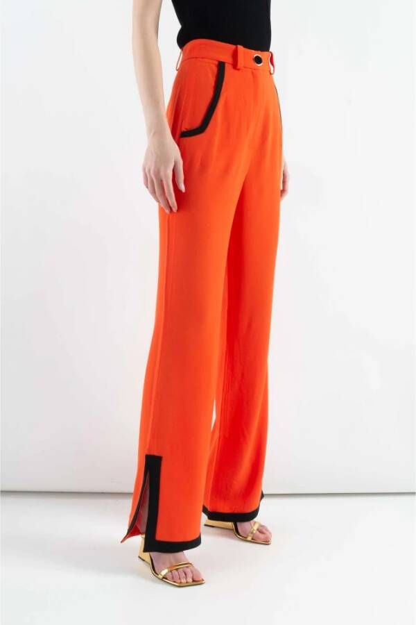 Rowen Rose Suit Trousers Oranje Dames