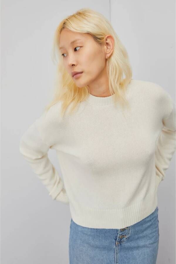 Roy Roger's Beige Wolmix Trui Beige Dames