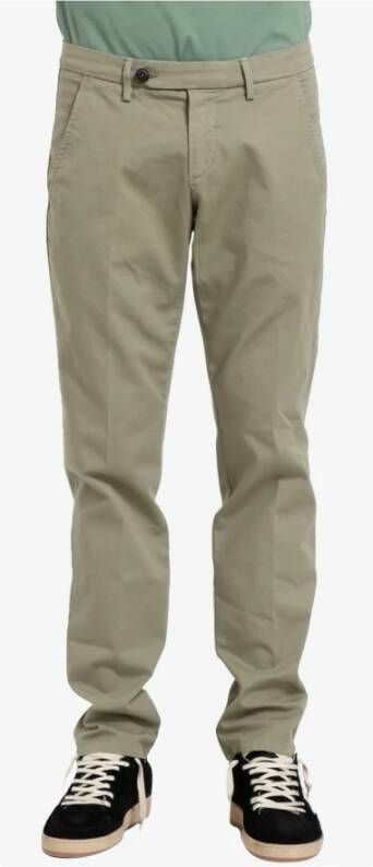 Roy Roger's Cropped Trousers Groen Heren