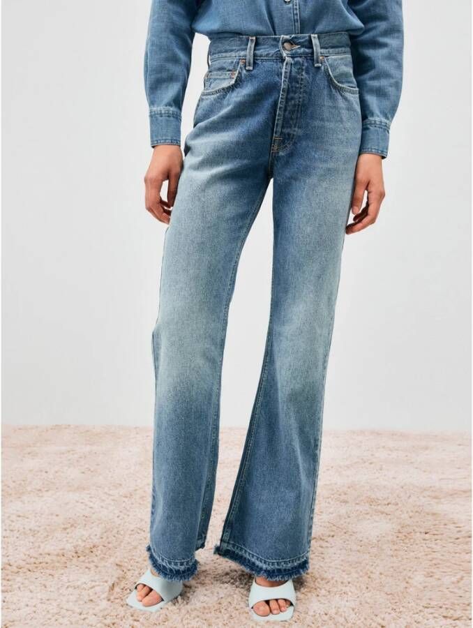 Roy Roger's Flared Jeans Blauw Dames