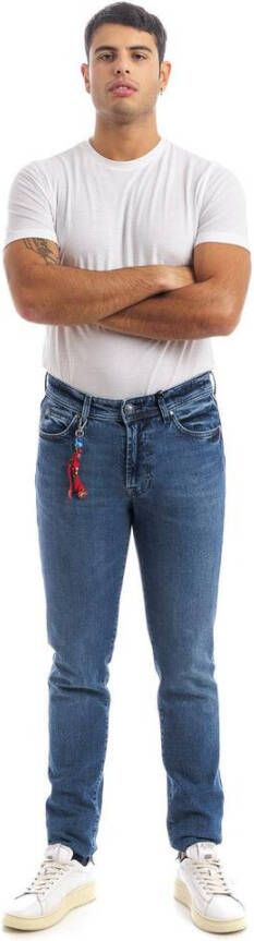 Roy Roger's Slim-fit jeans Blauw Heren