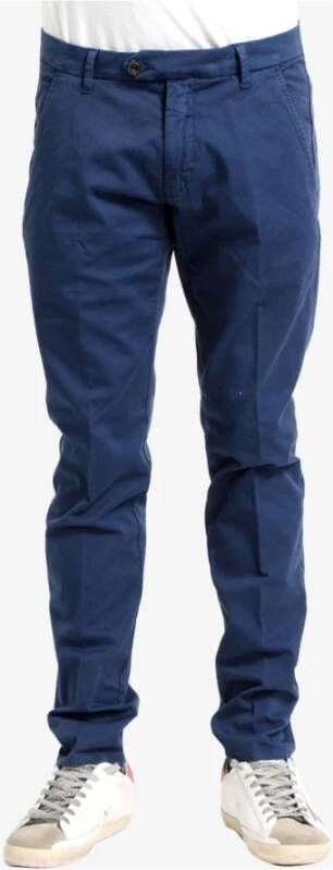 Roy Roger's Slim-fit Trousers Blauw Heren