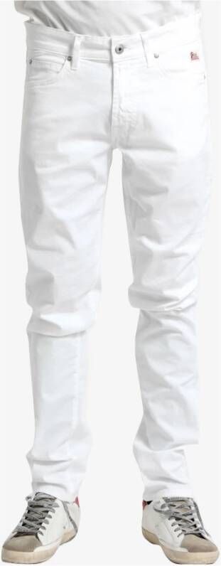 Roy Roger's Slim-fit Trousers Wit Heren