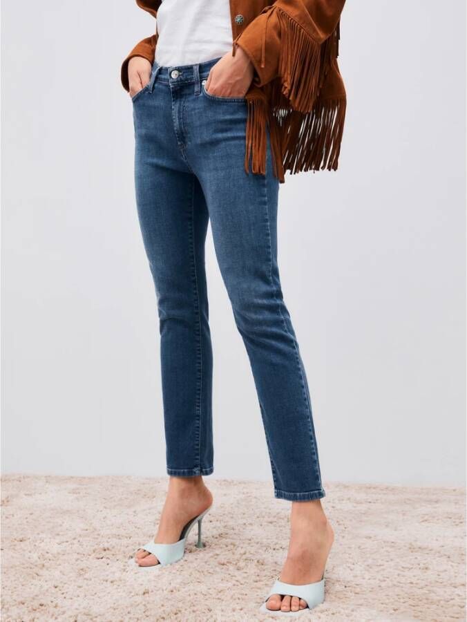 Roy Roger's Straight Jeans Blauw Dames