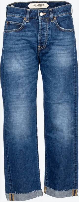 Roy Roger's Straight Jeans Blauw Dames