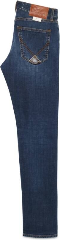 Roy Roger's Straight Jeans Blauw Heren