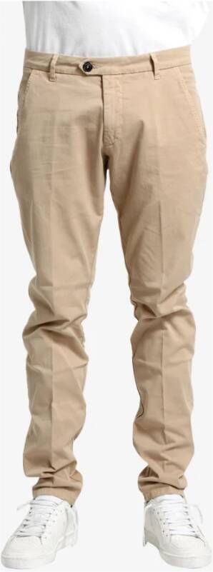 Roy Roger's Trousers Beige Heren