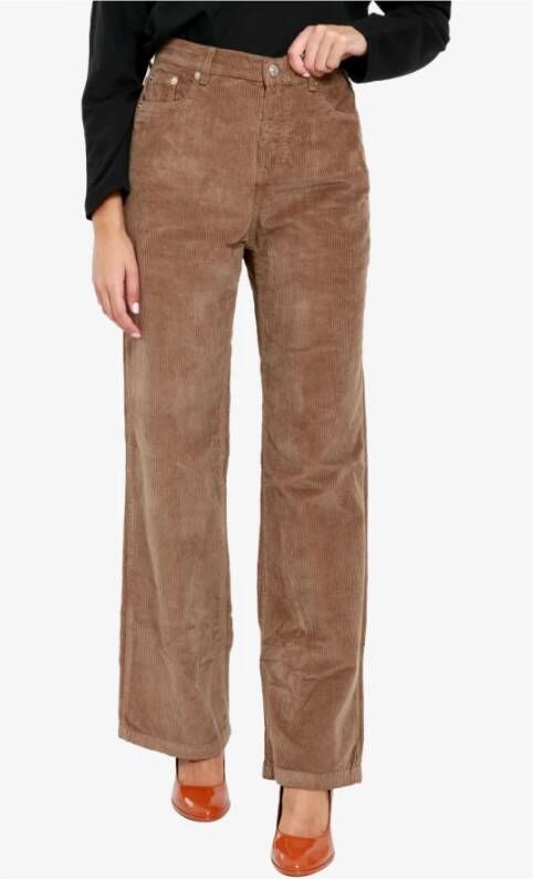 Roy Roger's Wide Trousers Brown Dames