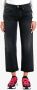 Roy Roger's Zwarte Denim Jeans Mid-Rise Taille Boyfriend Fit Zwart Dames - Thumbnail 2