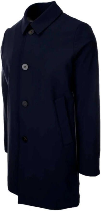 RRD Eenvoudige Knoopsluiting Jas Blauw Heren