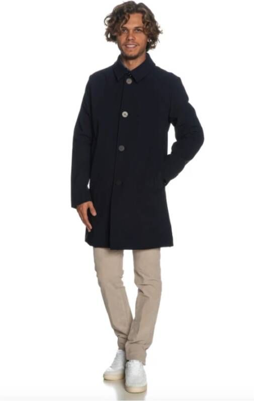 RRD Donkerblauwe Winter Thermo Coat Jas Blauw Heren